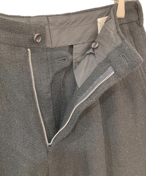 COMME des GARCONS HOMME（コムデギャルソン オム）COMME des GARCONS HOMME (コムデギャルソン オム) ウールリネン スラックス ブラック サイズ:SIZE Lの古着・服飾アイテム