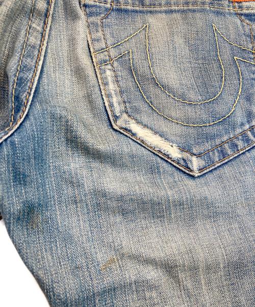 TRUE RELIGION（トゥルー レリジョン）TRUE RELIGION (トゥルー レリジョン) センタープレスパンツ インディゴ サイズ:SIZE ROW29の古着・服飾アイテム