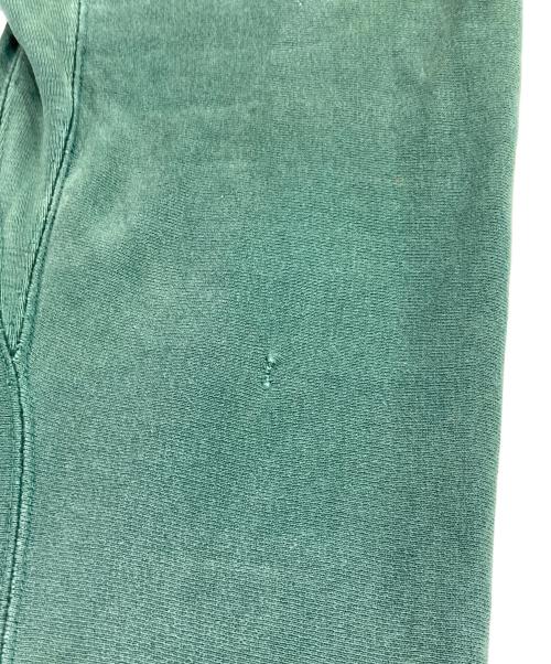 Champion REVERSE WEAVE（チャンピオン リバース ウィーブ）Champion REVERSE WEAVE (チャンピオン リバース ウィーブ) 70’s カレッジロゴスウェットパンツ グリーン サイズ:Mの古着・服飾アイテム
