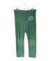 Champion REVERSE WEAVE（チャンピオン リバース ウィーブ）の古着「70’s カレッジロゴスウェットパンツ」｜グリーン