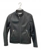 BEAUTY&YOUTH UNITED ARROWSビューティーアンドユースユナイテッドアローズ）の古着「シープスキンシングルライダース」｜ブラック