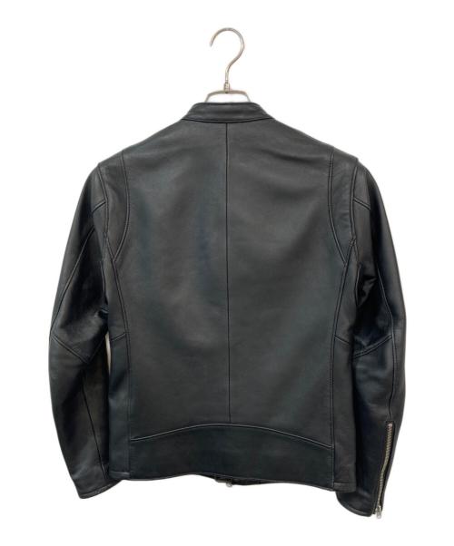 BEAUTY&YOUTH UNITED ARROWS（ビューティーアンドユースユナイテッドアローズ）BEAUTY&YOUTH UNITED ARROWS (ビューティーアンドユースユナイテッドアローズ) シープスキンシングルライダース ブラック サイズ:Sの古着・服飾アイテム