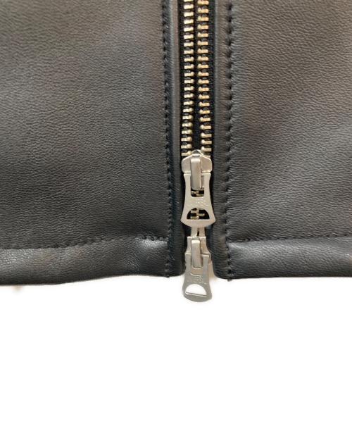 BEAUTY&YOUTH UNITED ARROWS（ビューティーアンドユースユナイテッドアローズ）BEAUTY&YOUTH UNITED ARROWS (ビューティーアンドユースユナイテッドアローズ) シープスキンシングルライダース ブラック サイズ:Sの古着・服飾アイテム