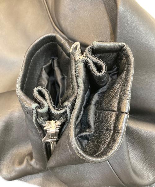 BEAUTY&YOUTH UNITED ARROWS（ビューティーアンドユースユナイテッドアローズ）BEAUTY&YOUTH UNITED ARROWS (ビューティーアンドユースユナイテッドアローズ) シープスキンシングルライダース ブラック サイズ:Sの古着・服飾アイテム