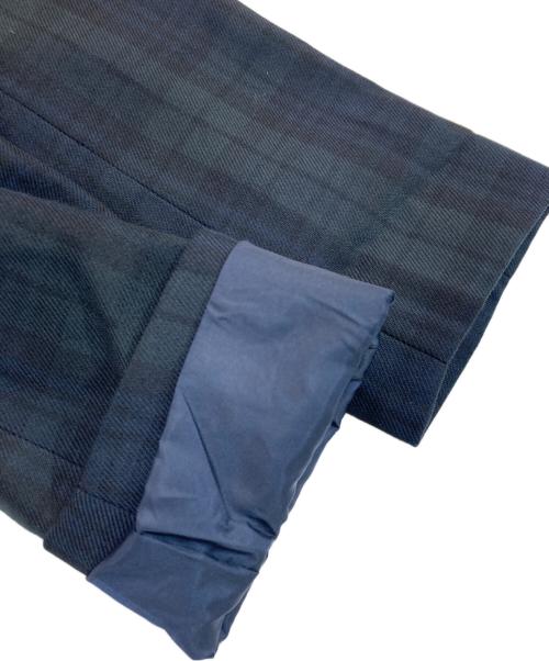 JOURNAL STANDARD relume（ジャーナルスタンダード レリューム）JOURNAL STANDARD relume (ジャーナルスタンダード レリューム) チェックダブルジャケット ネイビー×グリーン サイズ:36の古着・服飾アイテム