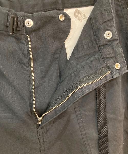 THE NORTH FACE（ザ ノース フェイス）THE NORTH FACE (ザ ノース フェイス) RIPSTOP WIDE CROPPED PANTS/リップストップワイドクロップドパンツ ブラック サイズ:SIZE 34の古着・服飾アイテム