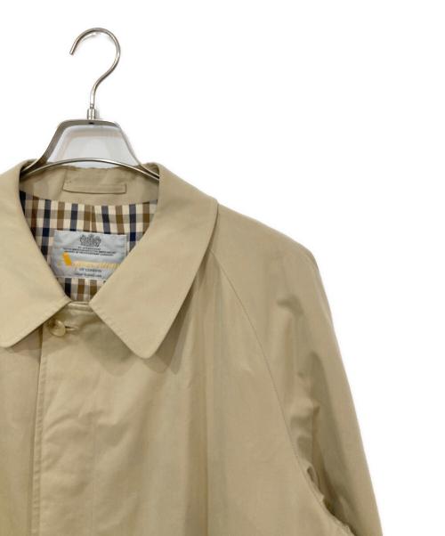 Aquascutum（アクアスキュータム）Aquascutum (アクアスキュータム) 比翼ステンカラーコート ベージュ サイズ:-の古着・服飾アイテム