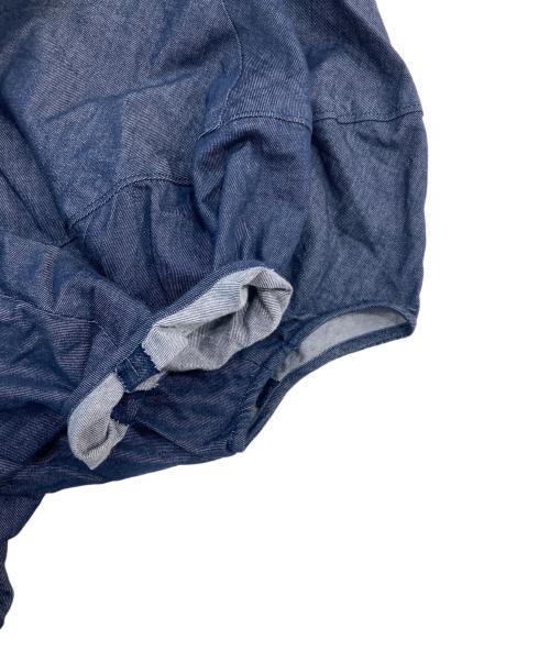 ELENDEEK（エレンディーク）ELENDEEK (エレンディーク) ボリューム2WAYブラウス インディゴ サイズ:FREEの古着・服飾アイテム