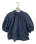ELENDEEK（エレンディーク）の古着「ボリューム2WAYブラウス」｜インディゴ