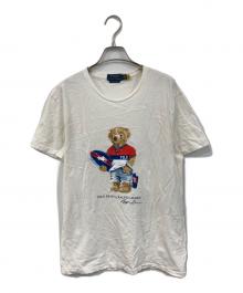 POLO RALPH LAUREN（ポロ・ラルフローレン）の古着「プリントTシャツ」｜ホワイト