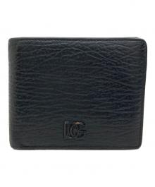 DOLCE & GABBANA（ドルチェ＆ガッバーナ）の古着「2つ折り財布」｜ブラック
