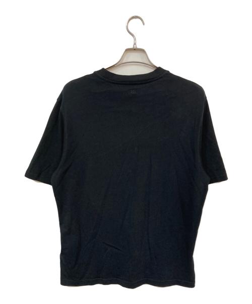 ami（アミ）ami (アミ) 刺繍tシャツ ブラック サイズ:XSの古着・服飾アイテム