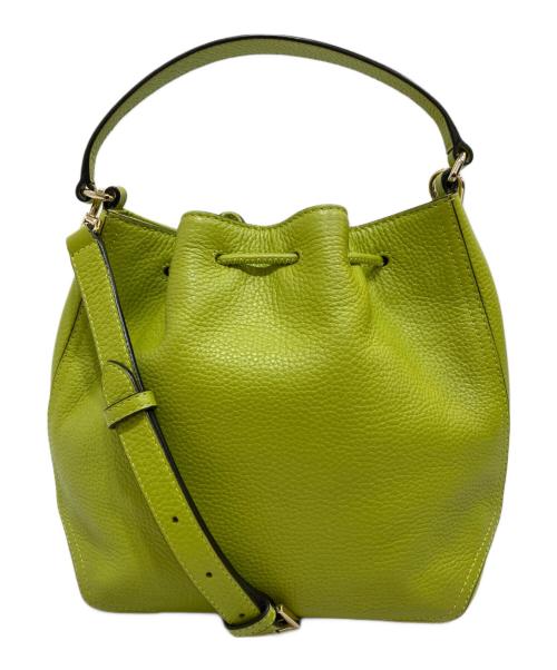 FURLA（フルラ）FURLA (フルラ) アテナショルダーバッグ 黄緑の古着・服飾アイテム