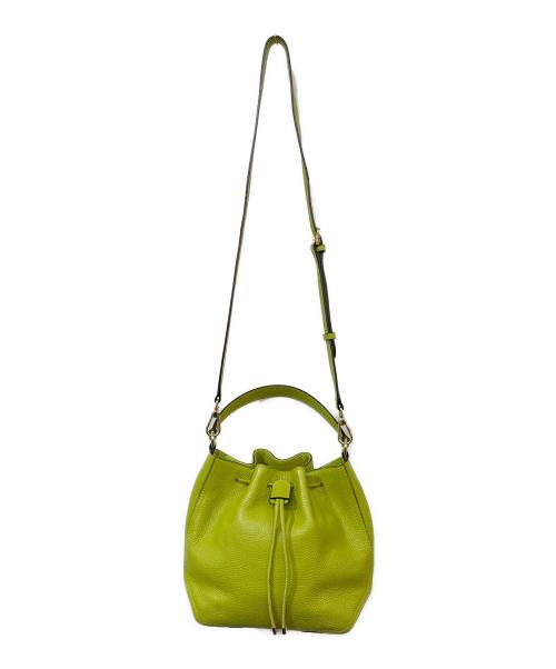 FURLA（フルラ）FURLA (フルラ) アテナショルダーバッグ 黄緑の古着・服飾アイテム