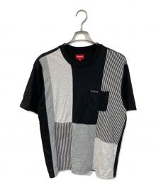 SUPREME（シュプリーム）の古着「パッチワークTシャツ」｜ブラック