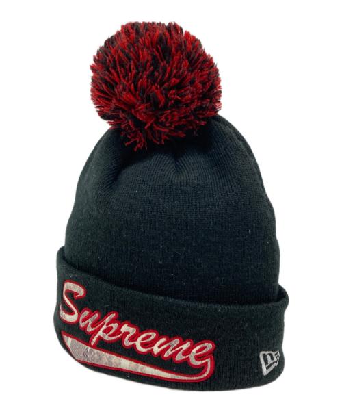 SUPREME（シュプリーム）SUPREME (シュプリーム) New Era (ニューエラ) ニット帽 ブラックの古着・服飾アイテム