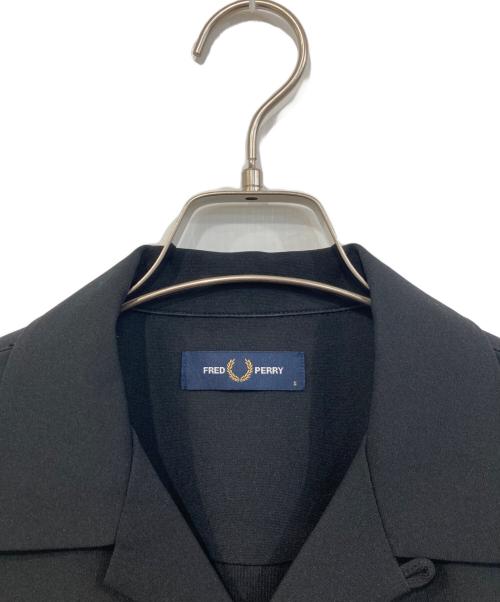 FRED PERRY（フレッドペリー）FRED PERRY (フレッドペリー) オープンカラーシャツ ブラック サイズ:SIZE Sの古着・服飾アイテム