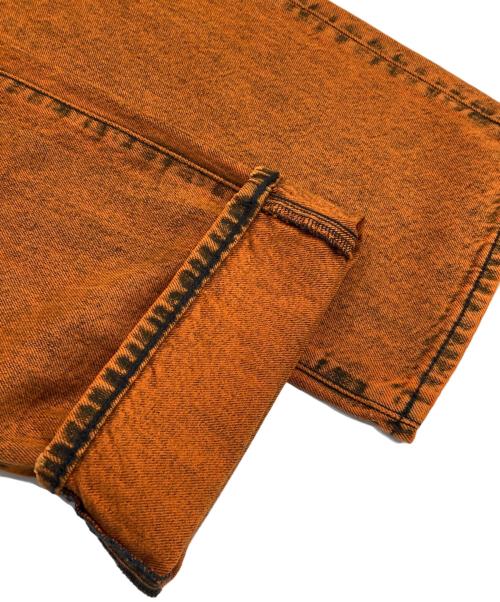 SUPREME（シュプリーム）Supreme (シュプリーム) Regular Jean Overdyed Orange ブラウン サイズ:30の古着・服飾アイテム