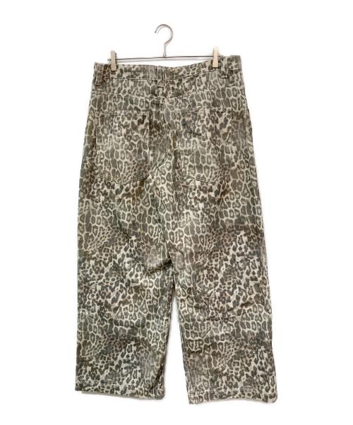 Jaded London（ジェイデッドロンドン）Jaded London (ジェイデッドロンドン) レオパードデニムパンツ ブラウン サイズ:30の古着・服飾アイテム