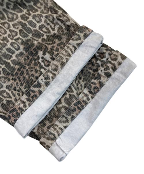 Jaded London（ジェイデッドロンドン）Jaded London (ジェイデッドロンドン) レオパードデニムパンツ ブラウン サイズ:30の古着・服飾アイテム