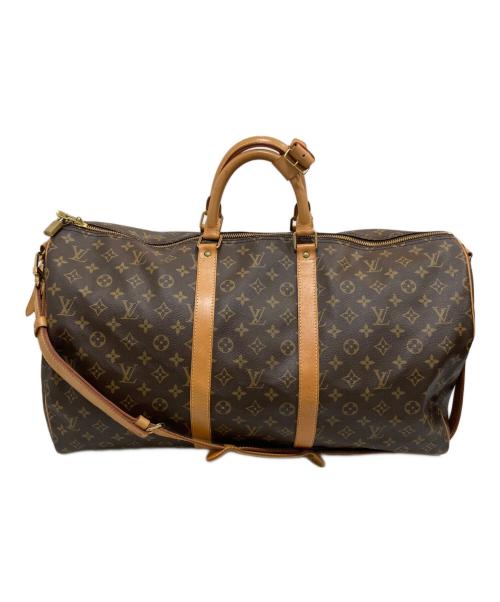 LOUIS VUITTON（ルイ ヴィトン）LOUIS VUITTON (ルイ ヴィトン) キーポル・バンドリエール55 ブラウンの古着・服飾アイテム