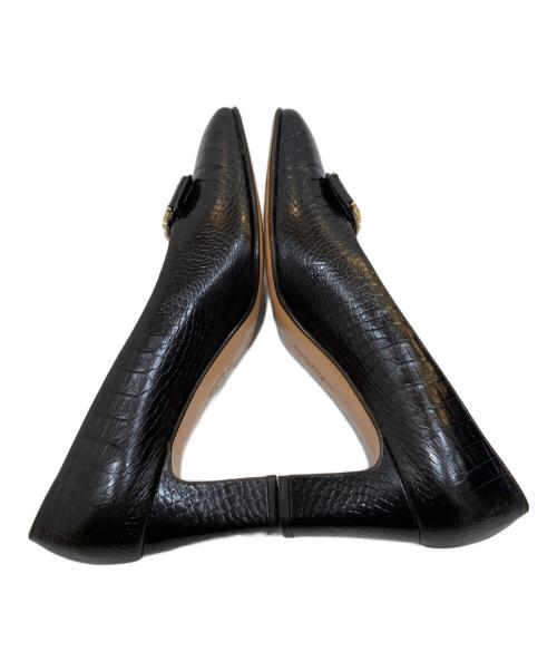 Salvatore Ferragamo（サルヴァトーレ フェラガモ）Salvatore Ferragamo (サルヴァトーレ フェラガモ) ヒールパンプス ブラック サイズ:6 1/2の古着・服飾アイテム