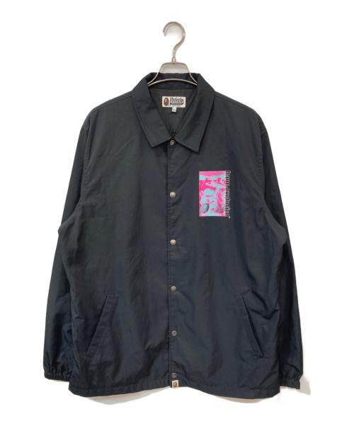 A BATHING APE（ア ベイシング エイプ）A BATHING APE (ア ベイシング エイプ) コーチジャケット ブラック サイズ:SIZE 2XLの古着・服飾アイテム