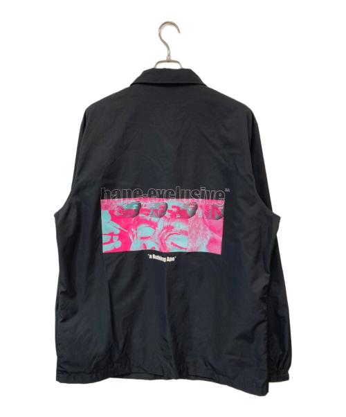 A BATHING APE（ア ベイシング エイプ）A BATHING APE (ア ベイシング エイプ) コーチジャケット ブラック サイズ:SIZE 2XLの古着・服飾アイテム