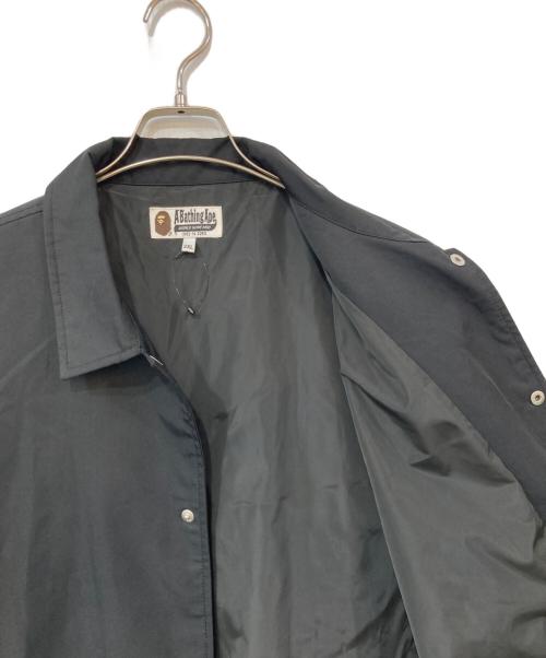 A BATHING APE（ア ベイシング エイプ）A BATHING APE (ア ベイシング エイプ) コーチジャケット ブラック サイズ:SIZE 2XLの古着・服飾アイテム