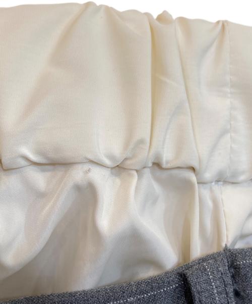 MAISON SPECIAL（メゾンスペシャル）MAISON SPECIAL (メゾンスペシャル) レイヤードダブルウエストサイドラインパンツ グレー サイズ:SIZE 38の古着・服飾アイテム