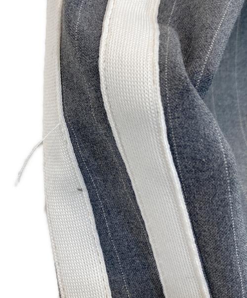 MAISON SPECIAL（メゾンスペシャル）MAISON SPECIAL (メゾンスペシャル) レイヤードダブルウエストサイドラインパンツ グレー サイズ:SIZE 38の古着・服飾アイテム