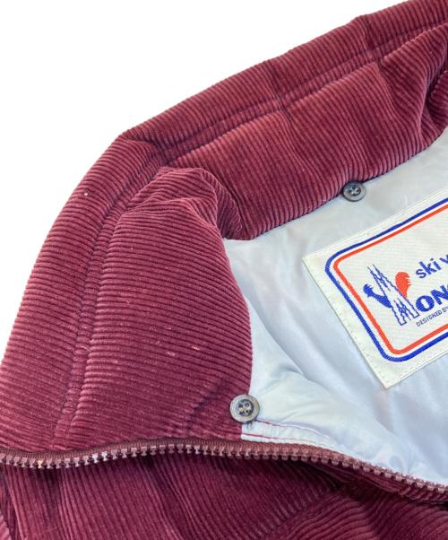 MONCLER（モンクレール）MONCLER (モンクレール) ダウンジャケット レッド サイズ:記載なしの古着・服飾アイテム