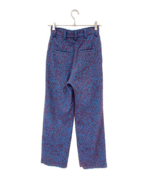 MAISON SPECIAL（メゾンスペシャル）MAISON SPECIAL (メゾンスペシャル) カラーループツイードパンツ ネイビー サイズ:SIZE Mの古着・服飾アイテム