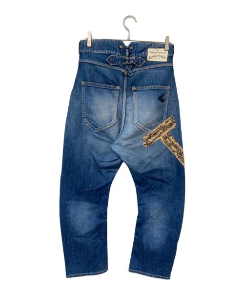 Vivienne Westwood（ヴィヴィアンウエストウッド）Vivienne Westwood (ヴィヴィアンウエストウッド) アングロマニア デニムパンツ インディゴ サイズ:SIZE 38の古着・服飾アイテム