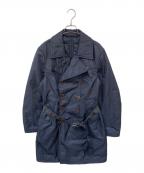 MONCLERモンクレール）の古着「ナイロントレンチコート」｜ネイビー
