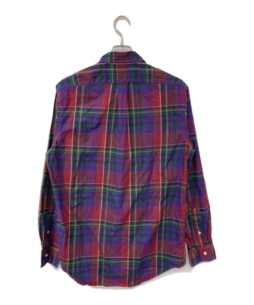 POLO RALPH LAUREN（ポロ・ラルフローレン）POLO RALPH LAUREN (ポロ・ラルフローレン) ボタンダウンチェックシャツ ブラウン サイズ:SIZE Mの古着・服飾アイテム