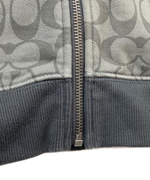 COACH（コーチ）COACH (コーチ) シグネチャージップパーカー ブラック サイズ:SIZE Lの古着・服飾アイテム
