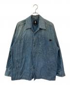 G-STAR RAWジースターロゥ）の古着「Oversized Loose Shirt/オーバーサイズドルーズシャツ」｜インディゴ