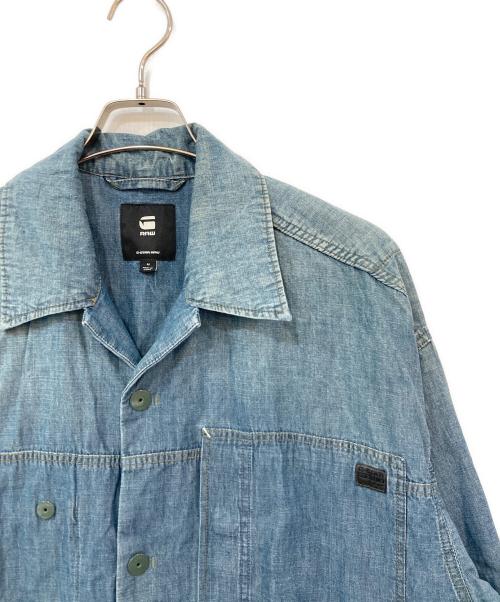 G-STAR RAW（ジースターロゥ）G-STAR RAW (ジースターロゥ) Oversized Loose Shirt/オーバーサイズドルーズシャツ インディゴ サイズ:SIZE Mの古着・服飾アイテム