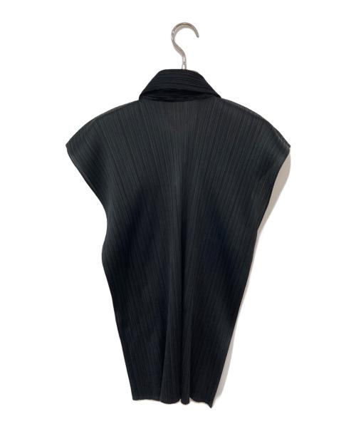 PLEATS PLEASE（プリーツプリーズ）PLEATS PLEASE (プリーツプリーズ) プリーツカットソー ブラック サイズ:SIZE 4の古着・服飾アイテム
