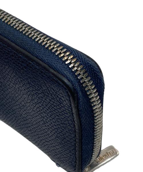 Valextra（ヴァレクストラ）Valextra (ヴァレクストラ) コインケース ネイビーの古着・服飾アイテム