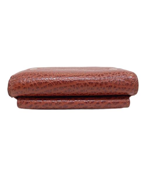 Maison Margiela（メゾンマルジェラ）Maison Margiela (メゾンマルジェラ) エンベロープ ミニウォレット レザー コンパクト ブラウンの古着・服飾アイテム