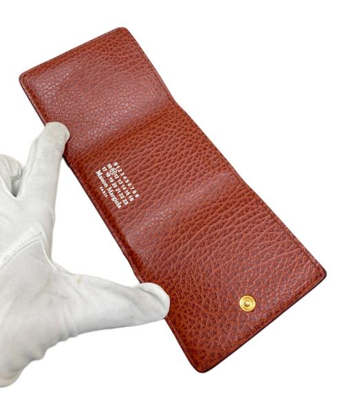 Maison Margiela（メゾンマルジェラ）Maison Margiela (メゾンマルジェラ) エンベロープ ミニウォレット レザー コンパクト ブラウンの古着・服飾アイテム