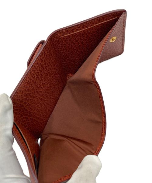 Maison Margiela（メゾンマルジェラ）Maison Margiela (メゾンマルジェラ) エンベロープ ミニウォレット レザー コンパクト ブラウンの古着・服飾アイテム