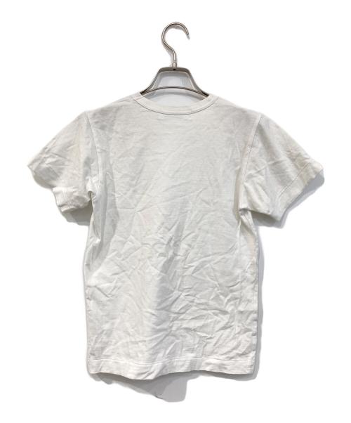 PLAY COMME des GARCONS（プレイコムデギャルソン）PLAY COMME des GARCONS (プレイコムデギャルソン) ハートワッペンTシャツ ホワイト サイズ:Sの古着・服飾アイテム
