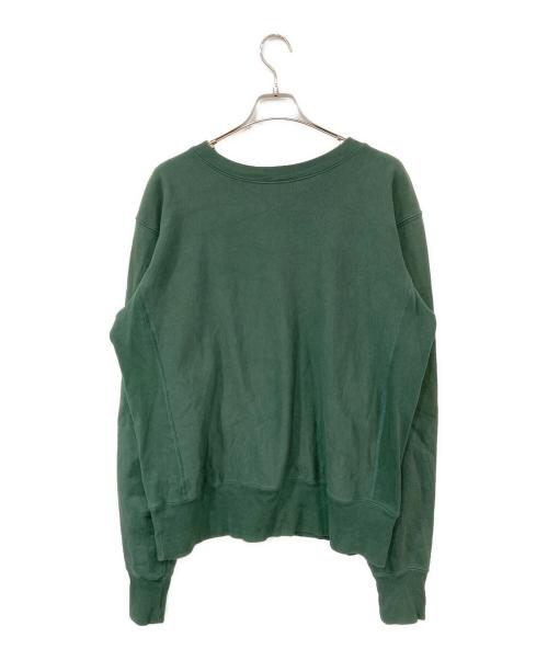Champion REVERSE WEAVE（チャンピオン リバース ウィーブ）Champion REVERSE WEAVE (チャンピオン リバース ウィーブ) クルーネックスウェット グリーン サイズ:SIZE Lの古着・服飾アイテム