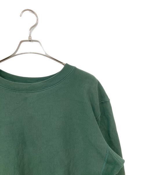 Champion REVERSE WEAVE（チャンピオン リバース ウィーブ）Champion REVERSE WEAVE (チャンピオン リバース ウィーブ) クルーネックスウェット グリーン サイズ:SIZE Lの古着・服飾アイテム