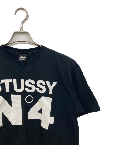 stussy（ステューシー）stussy (ステューシー) プリントTシャツ ブラック サイズ:SIZE Mの古着・服飾アイテム