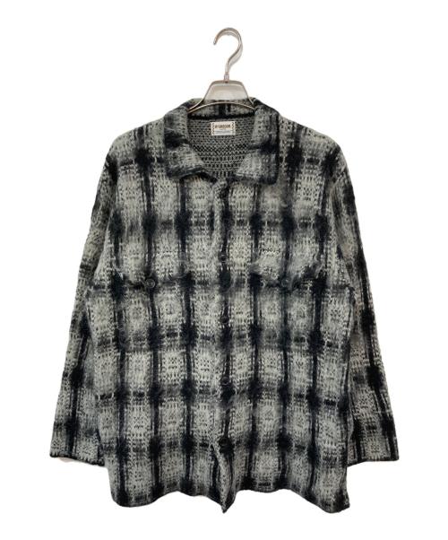 McGREGOR（マクレガー）McGREGOR (マクレガー) モヘア混カーディガン グレー サイズ:SIZE Lの古着・服飾アイテム