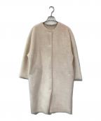 HER LIP TOハーリップトゥ）の古着「Faux Fur Reversible Coat/フェイクファーリバーシブルコート」｜ホワイト